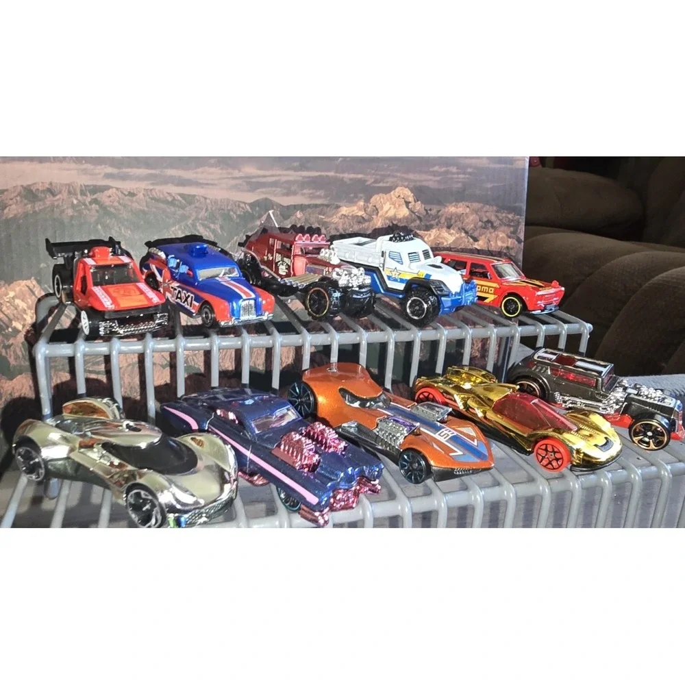 Hot Wheels Hot Rod Race toy Cars‎ Lot of 27 Mattel Customs Loose Racers hw